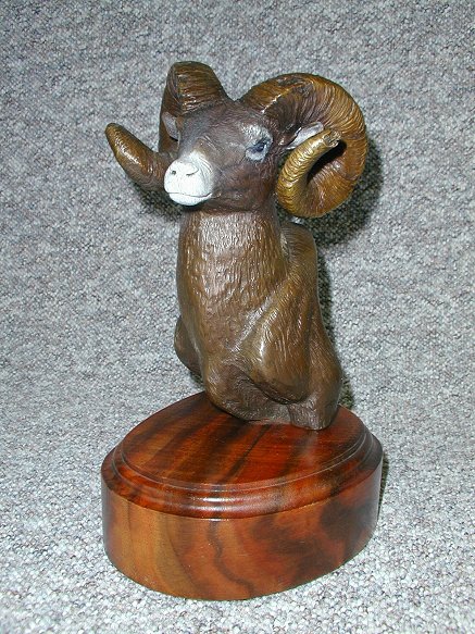 Spot - Bighorn Sheep Bronze Sculpture